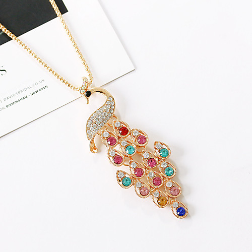 

Women's Pendant Necklace Necklace Friends European Romantic Casual / Sporty Sweet Chrome Rainbow 80 cm Necklace Jewelry 1pc For Street Festival