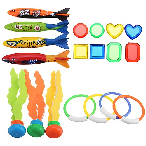 

Family Heart Pools & Water Fun Water Toys Water Play Toys Furnishing Articles Decompression Toys Parent-Child Interaction Plastic Shell 19 pcs Kids Teenager All Toy Gift