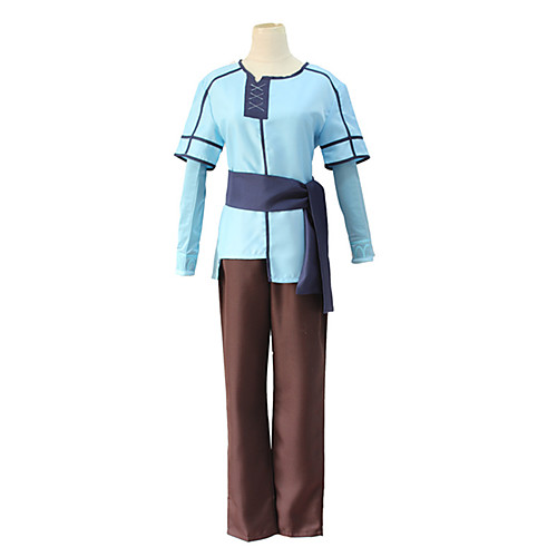 

Inspired by SAO Swords Art Online Eugeo Anime Cosplay Costumes Japanese Cosplay Suits Top Pants Belt For Men's Women's