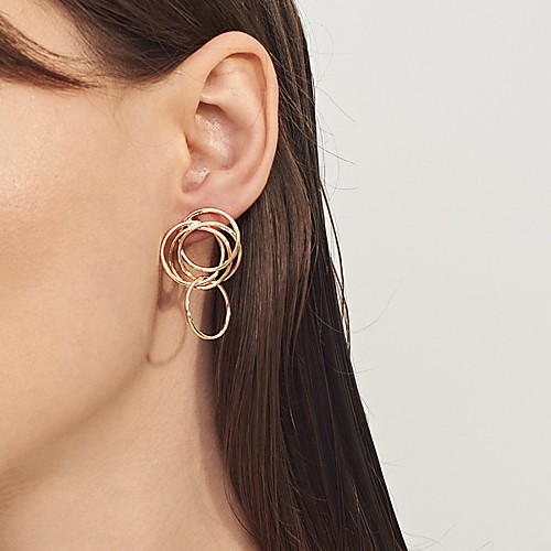 

Women's Earrings Holiday Wedding Birthday Romantic Earrings Jewelry Gold / Silver For Date Street Festival 1 Pair