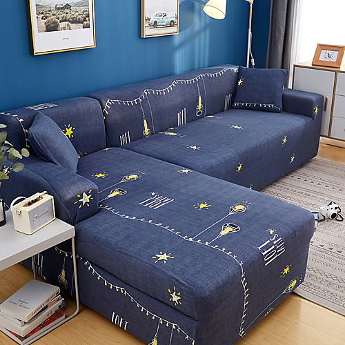 

Nordic Simple Style Dark Elastic Sofa Cover Full Package Single Double Three Person Sofa Cover