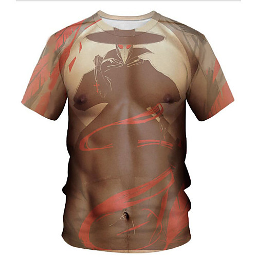

Men's Daily T-shirt - Graphic Khaki Plague Doctor