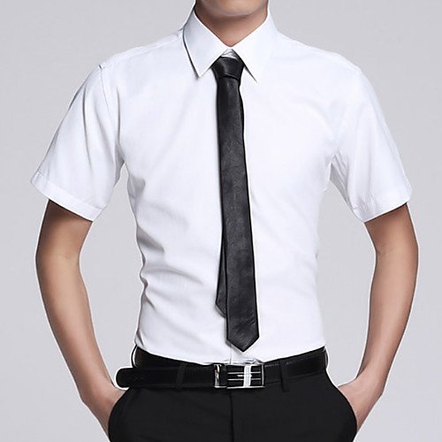 

Men's Daily Shirt - Solid Colored White