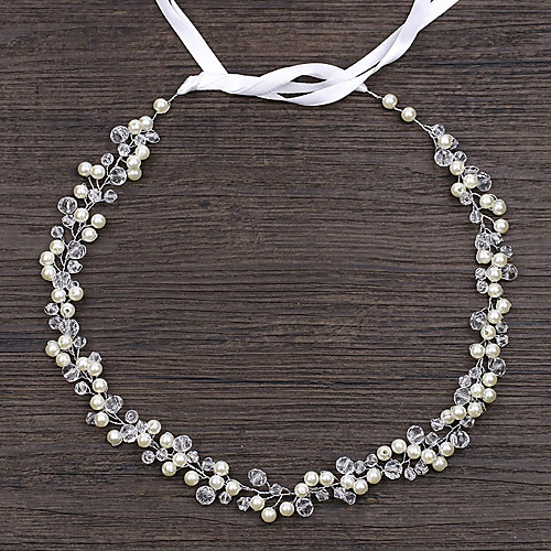 

Women's Hair Jewelry For Wedding Engagement Wedding Geometrical Crystal Alloy White 1pc