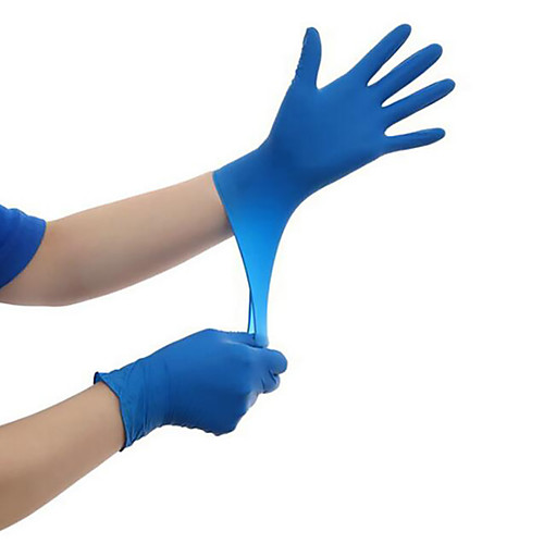 

100PCS Disposable Latex Gloves Rubber Gloves Cleaning Gloves Work Gloves