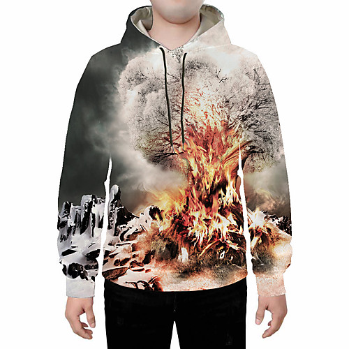 

Men's Basic Hoodie - 3D Rainbow US32 / UK32 / EU40
