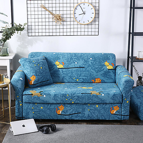 

2020 New Stylish Simplicity Print Sofa Cover Stretch Couch Slipcover Super Soft Fabric Retro Hot Sale Couch Cover (1 free pillowcase)
