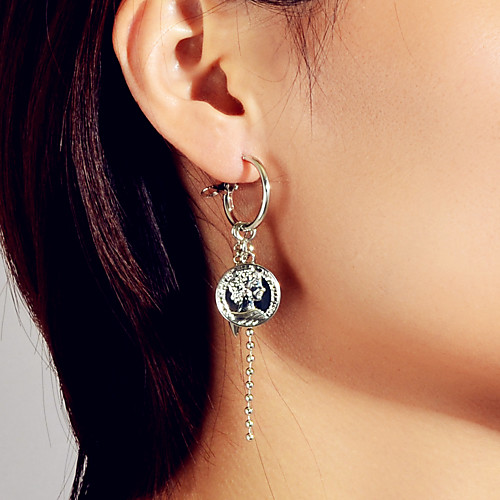 

Women's Earrings Geometrical Cartoon Wedding Birthday Bohemian Punk Trendy Fashion French Earrings Jewelry Silver For Party Evening Engagement Prom Birthday Beach 1 Pair