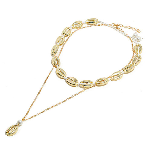 

Women's Necklace Friends European Romantic Casual / Sporty Sweet Chrome Gold 50 cm Necklace Jewelry 1pc For Street Festival