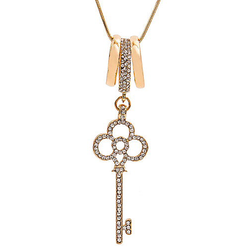 

Women's Necklace Friends European Romantic Casual / Sporty Sweet Chrome Gold Silver 69 cm Necklace Jewelry 1pc For Street Festival
