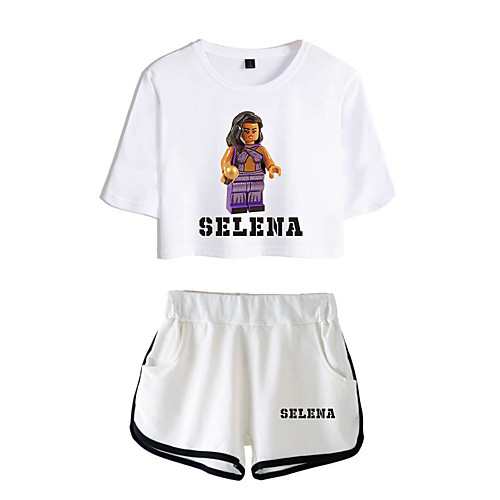 

Inspired by Cosplay Selena quintanilla Pants Cosplay Costume Pure Cotton Print 2-Piece Printing Shorts For Men's / Women's / Hoodie / Hoodie