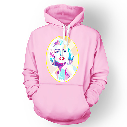 

Inspired by Funny Slogan Audrey Hepburn Marilyn Monroe Celebrity Cosplay Costume Hoodie Polyster Print Printing Hoodie For Men's / Women's