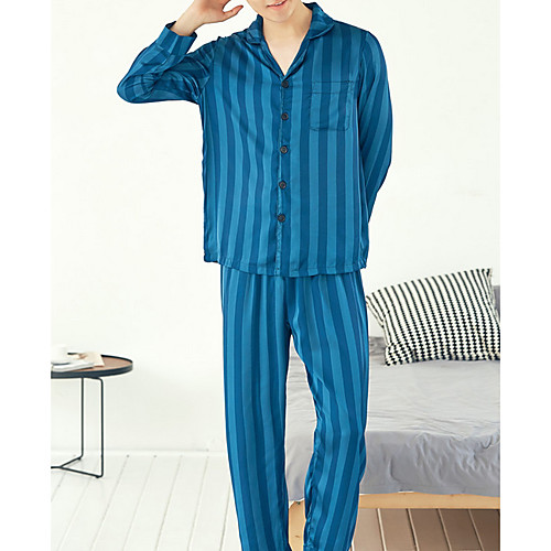 

Men's Suits Nightwear Green M L XL