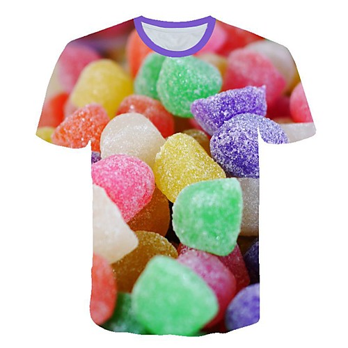

Men's Daily T-shirt - 3D Print Rainbow