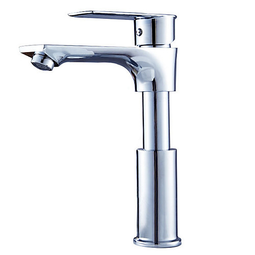 

Bathroom Sink Faucet - Standard Electroplated Centerset Single Handle One HoleBath Taps