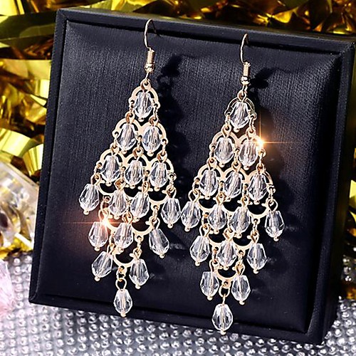 

Women's Drop Earrings Hollow Out Stylish Romantic Sweet Earrings Jewelry Gold For Date Festival 1 Pair