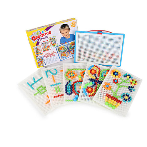 

296 pcs Creative Jigsaw Puzzle Simple Creative Hand-made Jumbo Plastic Shell Child's Toy Gift