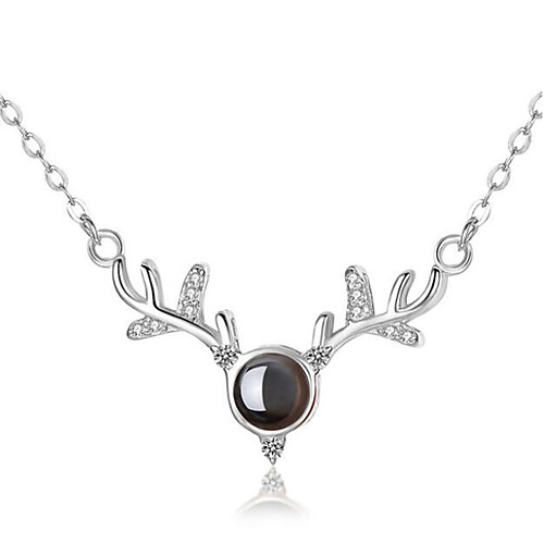 

Women's Necklace Friends European Romantic Casual / Sporty Sweet Chrome Gold Silver 45 cm Necklace Jewelry 1 Piece For Date Street Holiday Dress Festival