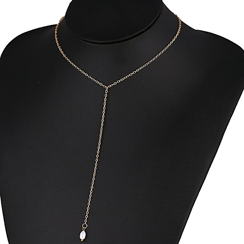 

Women's Pendant Necklace Necklace Friends European Romantic Casual / Sporty Sweet Chrome Gold 35 cm Necklace Jewelry 1pc For Street Festival