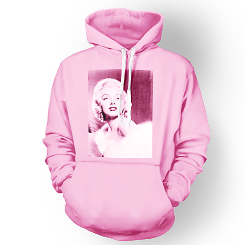 

Inspired by Funny Slogan Audrey Hepburn Marilyn Monroe Celebrity Cosplay Costume Hoodie Polyster Print Printing Hoodie For Men's / Women's