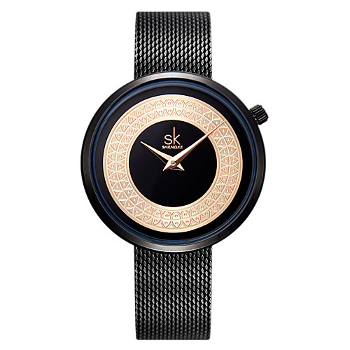 

Women's Steel Band Watches Casual Fashion Stainless Steel Japanese Quartz Rose Gold Black Water Resistant / Waterproof 30 m 1 pc Analog One Year Battery Life
