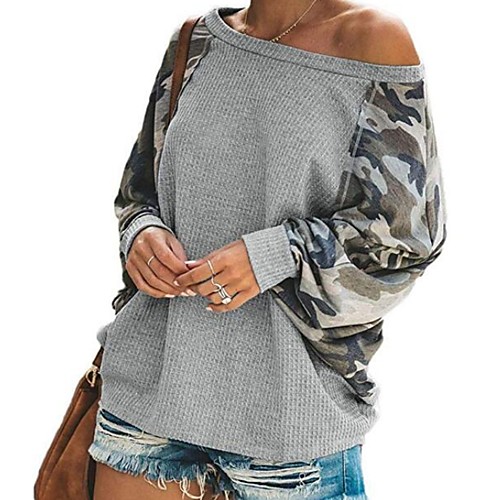 

Women's Basic Sweatshirt - Print Blushing Pink S
