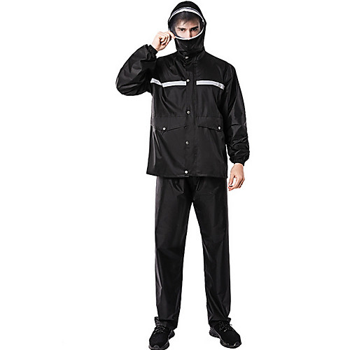 

Men's Hiking Raincoat Outdoor Waterproof Windproof Raincoat Royal Blue