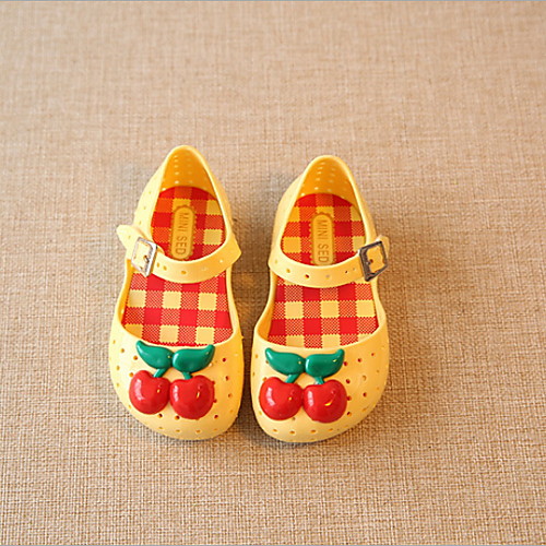 

Girls' Comfort PVC Flats Toddler(9m-4ys) Yellow / Red Spring