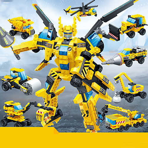 

Building Blocks 1 pcs Robot Creative Construction Vehicle compatible Legoing DIY Parent-Child Interaction All Toy Gift