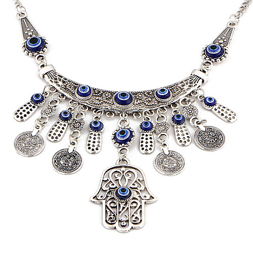 

Women's Pendant Necklace Necklace Friends European Romantic Casual / Sporty Sweet Chrome Silver 40 cm Necklace Jewelry 1pc For Street Festival
