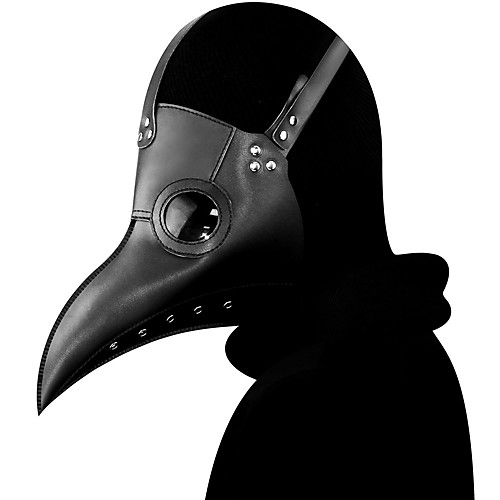 

Plague Doctor Mask Men's Polyester White Black 1pc / pack Adults Daily Basic