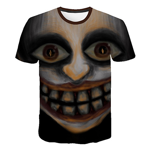 

Men's Daily Sports Street chic / Exaggerated T-shirt - Geometric / Color Block / 3D Print Rainbow
