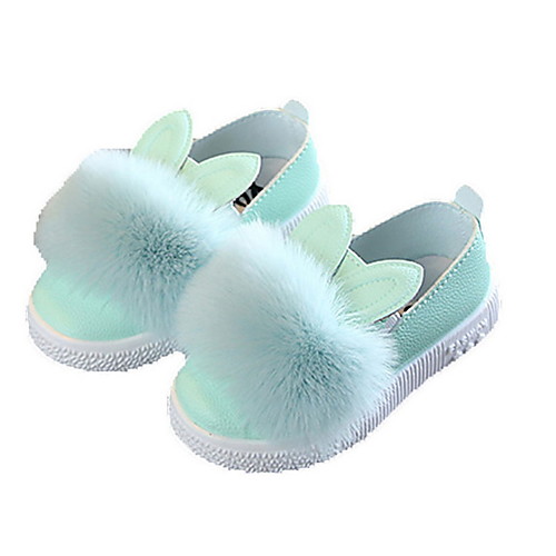

Girls' Comfort PU Loafers & Slip-Ons Little Kids(4-7ys) Pink / Green / White Summer