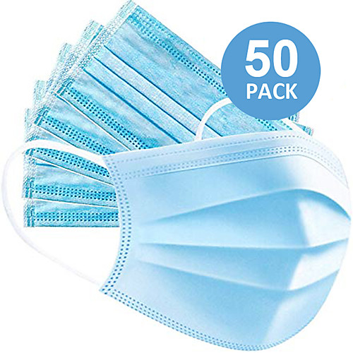 

50pcs Face Mask Portable / Dust Proof / Disposable Health Care / Anti-Dust / Protection Nonwoven Fabric Daily Wear / Office & Career Universal / Face / Casual / Daily