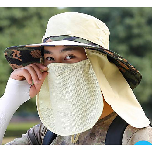 

Mens Quick Dry Neck Cover Sun protection Fishing Bucket Hat