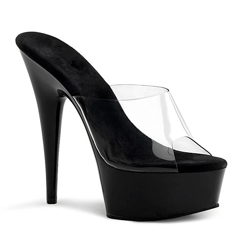

Women's Sandals Stiletto Heel Peep Toe PU British Summer Red / Black