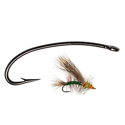 

100 pcs Jig Head Fishing Hooks Thin Hang-Nail / Curved Point Fly Fishing Carbon Steel Rustproof