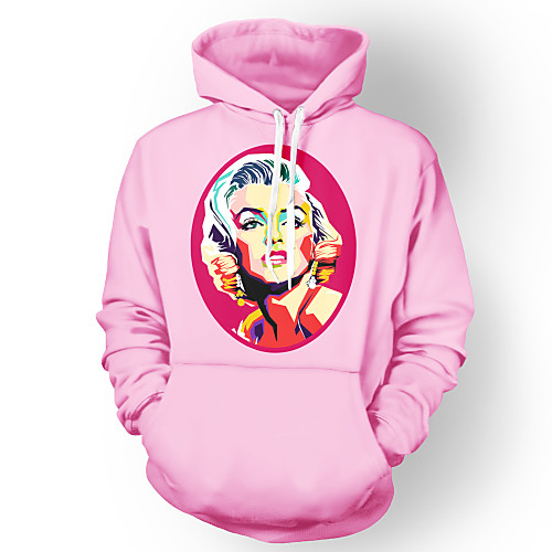 

Inspired by Funny Slogan Audrey Hepburn Marilyn Monroe Celebrity Cosplay Costume Hoodie Polyster Print Printing Hoodie For Men's / Women's