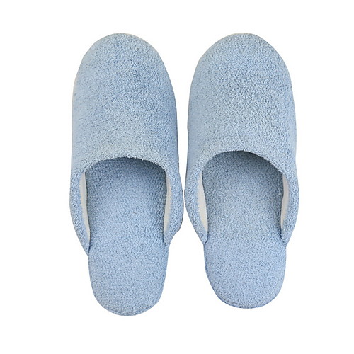 

Women's Slippers & Flip-Flops Flat Heel Round Toe Canvas Spring Pink / Green / Blue
