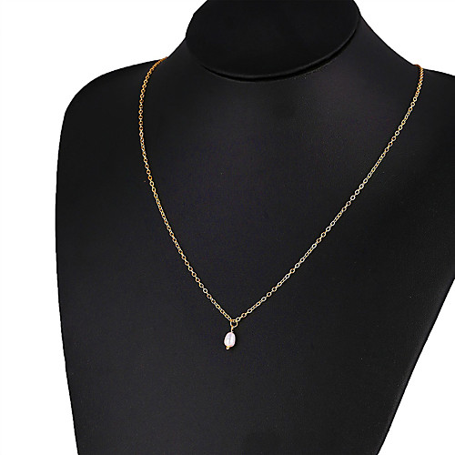 

Women's Pendant Necklace Necklace Friends European Romantic Casual / Sporty Sweet Chrome Gold 60 cm Necklace Jewelry 1pc For Street Festival
