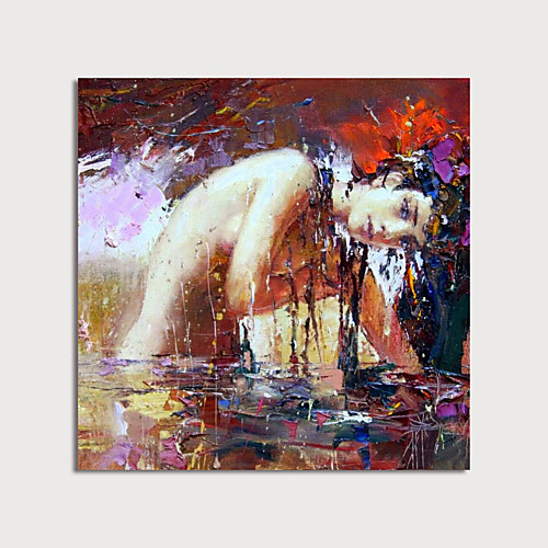 

Hand Painted Canvas Oilpainting Abstract People Home Decoration with Stretcher Painting Ready to Hang