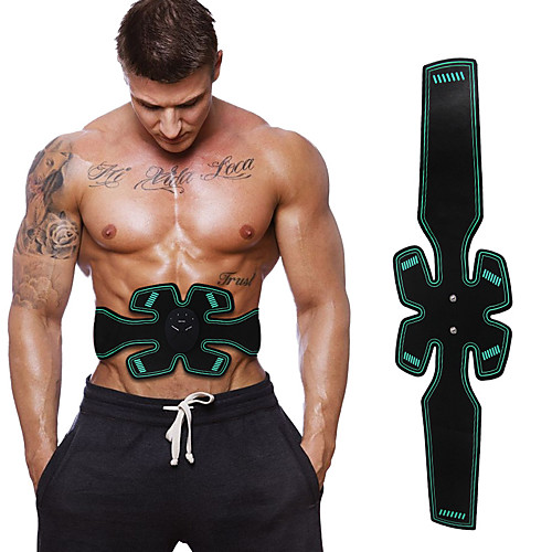 

Abs Stimulator Abdominal Toning Belt EMS Abs Trainer Sports PP Exercise & Fitness Gym Workout Smart Electronic Muscle Toner Muscle Toning Tummy Fat Burner For Men Women