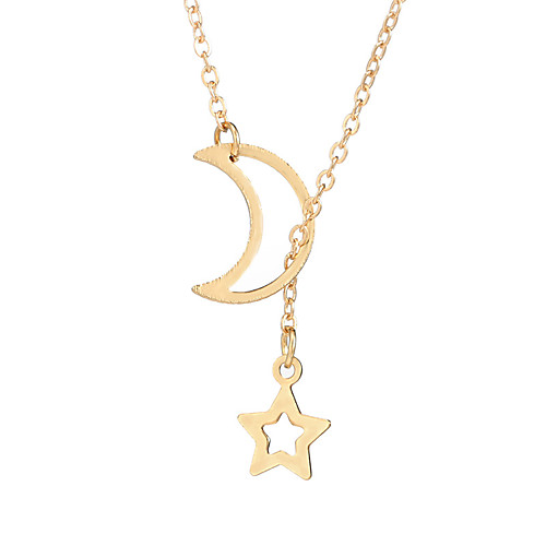 

Women's Necklace Friends European Romantic Casual / Sporty Sweet Chrome Gold Silver 58 cm Necklace Jewelry 1pc For Street Festival