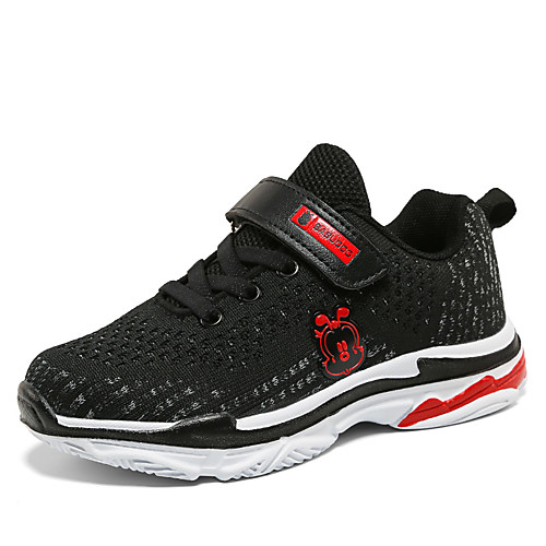 

Boys' Comfort Flyknit Athletic Shoes Little Kids(4-7ys) / Big Kids(7years ) Running Shoes / Walking Shoes Pink / Blue / Black Summer / Fall / Color Block