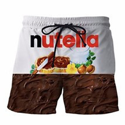 

Men's Swim Shorts Swim Trunks Bottoms Breathable Quick Dry Swimming Beach Water Sports 3D Print Summer / Micro-elastic