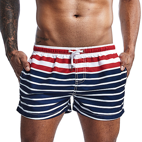 

Men's Sporty / Basic Chinos / Shorts Pants - Striped Blue & White / Red, Classic / Sporty / Print Blue US32 / UK32 / EU40 US34 / UK34 / EU42 US36 / UK36 / EU44