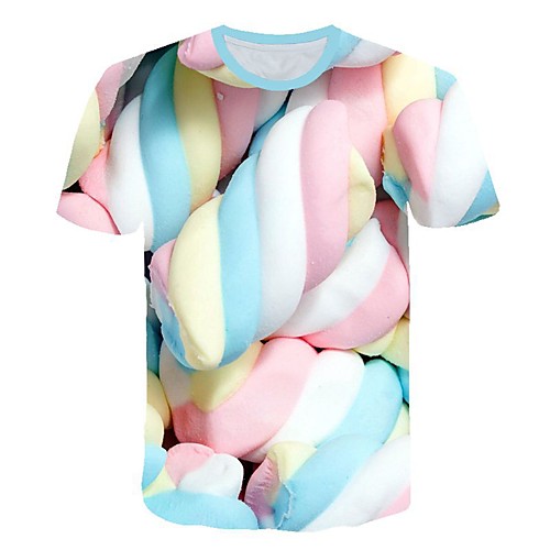 

Men's Daily T-shirt - 3D Print Rainbow