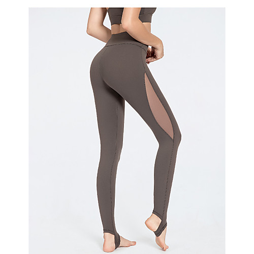 

Women's Sporty / Basic Legging - Solid Colored High Waist Black Navy Blue Gray S M L