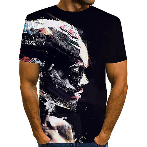 

Men's Daily Basic T-shirt - 3D Rainbow