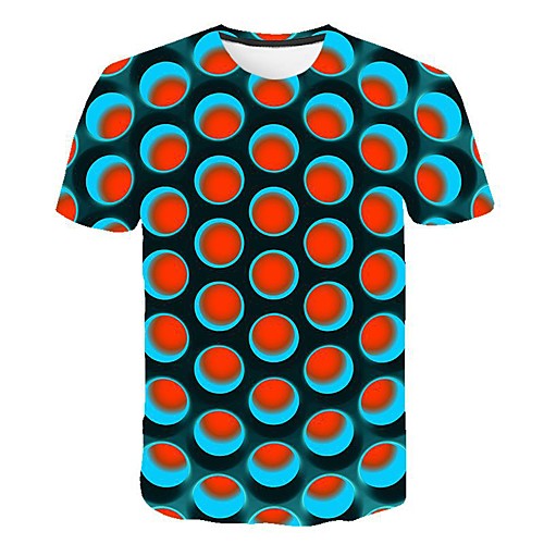 

Women's Daily Sports Basic / Street chic T-shirt - 3D Print Red